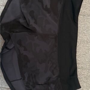 lululemon athletica Black Camo Athletic Shorts